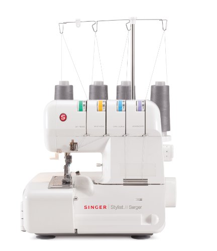 SINGER 14J250 Stylist II Serger Overlock Machine with 2 3 4 Thread Capability and Differential Feed